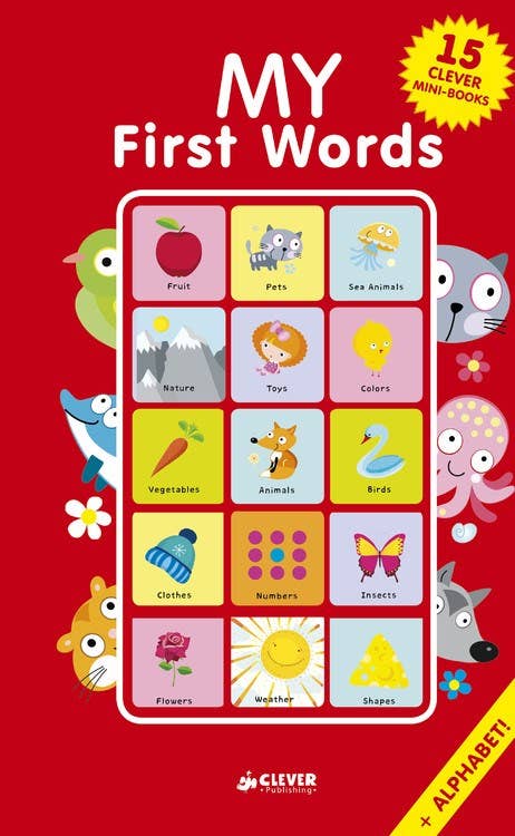 My First Words: 15 CLEVER Mini-books Box Set