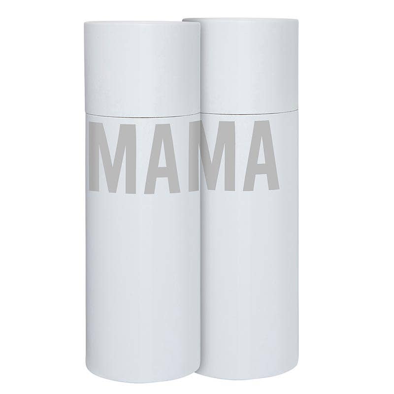Matte Skinny Tumbler with Straw - Mama